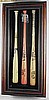 OAK Vertical Display Case Holds Three Full Size Bats