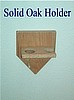 SOLID OAK Ball Bat & Glove Holder